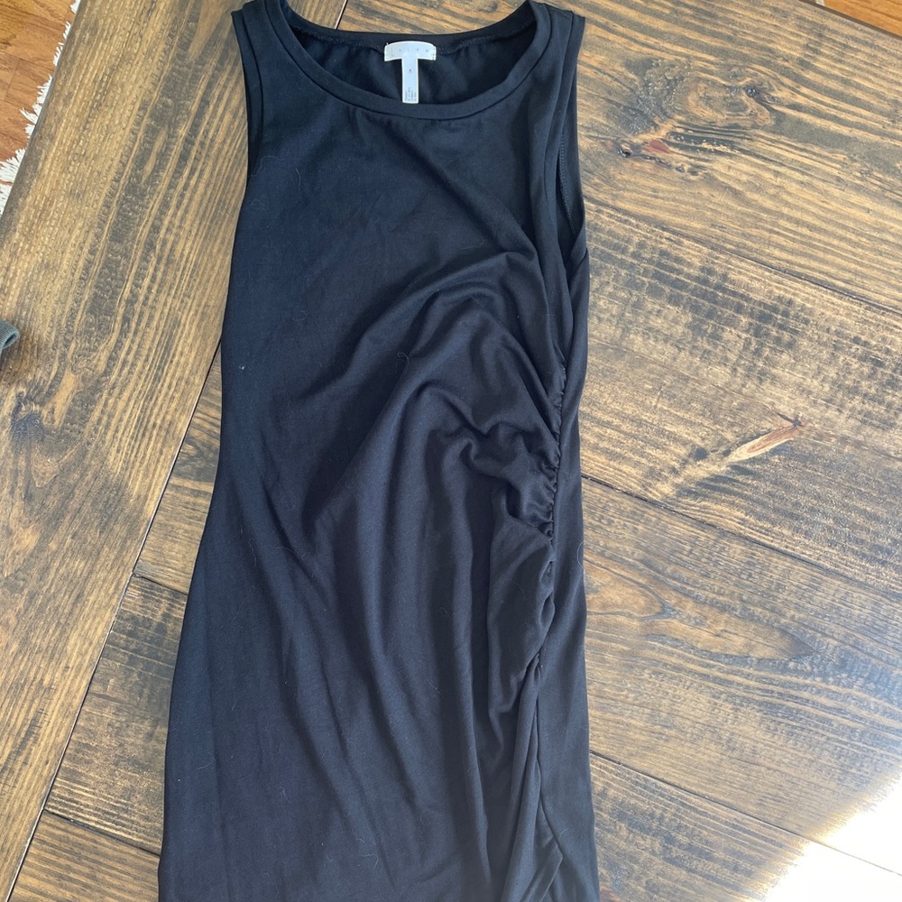 Leith Bodycon midi dress with side ruching